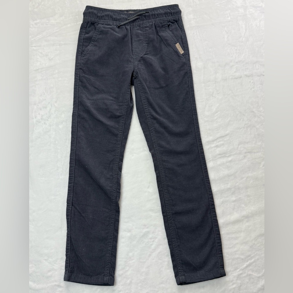 Weatherproof Boys Blue Gray Corduroy Pants Straight Leg‎ - size 7 - school